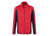 James & Nicholson Herren Strukturfleece Jacke, red/carbon