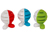 JW Pets Hundeball Mixed Cuz Ribbed