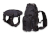 K9 Sport Sack Hunderucksack, begehbar mit Geschirr und Stauraum, anthrazit schwarz