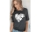 Kashell Creations Puppy Love T-Shirt heather dark gray