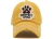 KBETHOS Pawfect Mom Washed Vintage Ballcap yellow