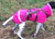 KevytPomppa Pink gefütterter Regenmantel, rosa