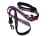 Kurgo Quantum Leash, Nylon Hundeleine, raspberry