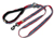 Kurgo Quantum Leash, Nylon Hundeleine, rot/blau