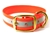 Mystique Halsband Biothane Deluxe (Messing), reflex-orange