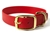 Mystique Halsband Biothane Deluxe (Messing), rot