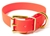 Mystique Hundehalsband Biothane (Messing), neon-orange