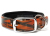 Mystique Biothane Halsband Deluxe Neopren, gold camo orange