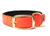 Mystique Biothane Halsband Deluxe Neopren (MESSING), beta neonorange