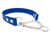 Mystique Biothane Halsband mit Durchzugskette, blau