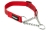 Mystique gummiertes Hundehalsband mit Durchzugskette, rot