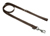 Mystique Nylon Leine (ROBUSTER Karabiner), braun