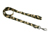 Mystique Nylon Leine (ROBUSTER Karabiner), camo/khaki