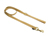 Mystique Nylon Leine (MESSING Karabiner), beige