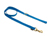 Mystique Nylon Leine (MESSING Karabiner), blau