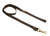 Mystique Nylon Leine (MESSING Karabiner), braun