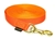 Mystique Trackingleine (20mm) mit Messingkarabiner, neon-orange