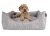 mypado Dreamer Cord Hundebett grau