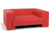 mypado Boston Kunstleder-Premium Hundesofa, rot