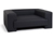 mypado Boston Kunstleder-Premium Hundesofa, schwarz