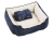 Petgard Hundebett inkl. Spielknochen & Kuscheldecke blau-weiss