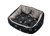 Rogz Trendy Podz Hundebett, Black Bones