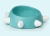 United Pets Hundenapf Boss, Aquamarine/White Spikes