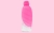 United Pets Leaf Silikonaufsatz für Trinkflaschen, rosa
