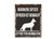 Warnschild, Deutscher Schäferhund Warnung dieser Bereich ist bewacht, No 2
