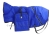 Weltmeisters Dogfood Dogsport Wintermantel mit Kragen und Reflektor, blau