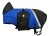 Weltmeisters Dogfood Dogsport Wintermantel mit Kragen und Reflektor, blau